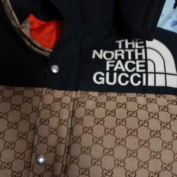 Gucci Tan and Black Puffer Jacket - Picture 2 of 6
